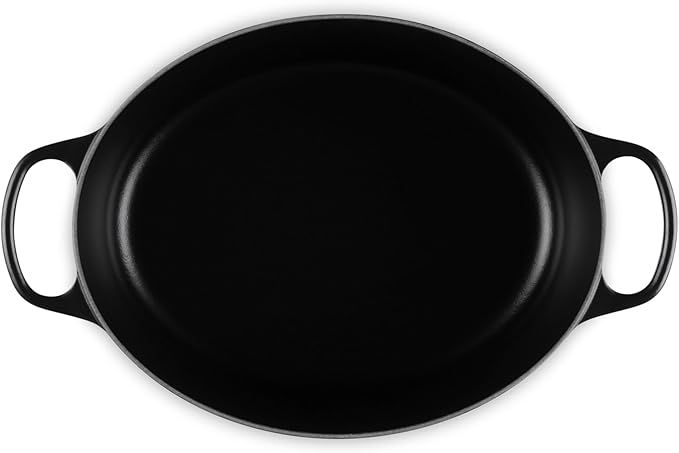 Le Creuset Enameled Cast Iron Signature Oval Dutch Oven, 8 qt., Licorice