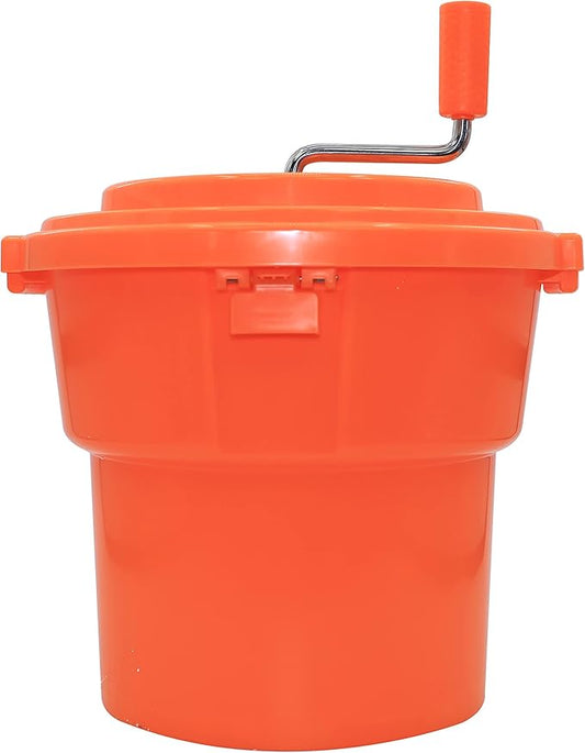 Hakka Restaurant Salad Spinner, 5 Gal/20 Qt Commercial Salad Spinner Large & Lettuce Dryer for Vegetable Friuts