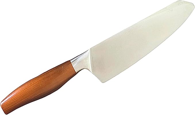 Japanese Chef Knife santoku knife with a high carbon stainless steel blade, finished wood handle,chop slice and dice like a pro with this well made knife comes with gift box and blade guard
