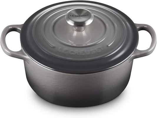 Le Creuset Enameled Cast Iron Signature Round Dutch Oven, 2 qt., Oyster