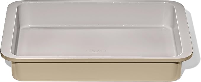 OXO Good Grips Non-Stick Pro Ceramic Coated Metal Bakeware 9” x 13” Cake Pan – Biscuit
