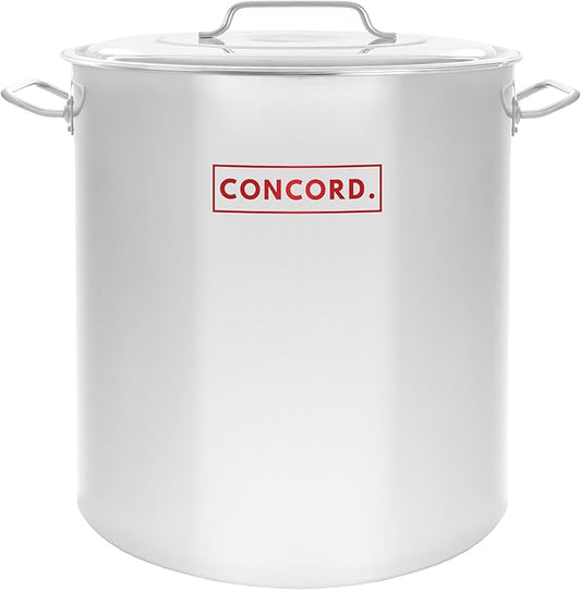 Concord Cookware Stainless Steel Stock Pot Kettle, 80-Quart
