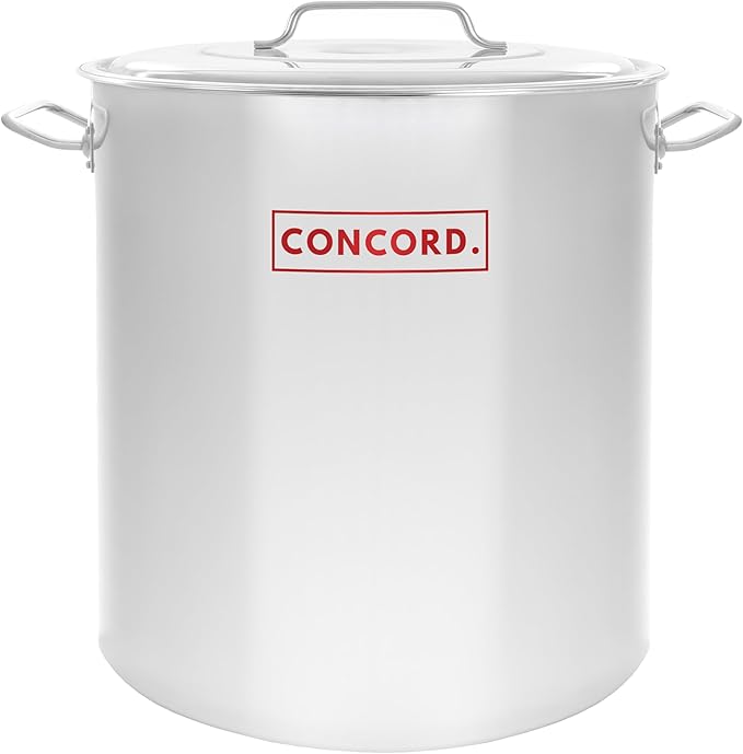 Concord 180 Quart Stainless Steel Stock Pot Cookware