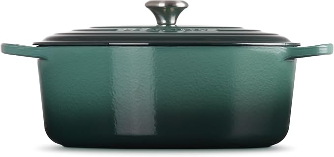 Le Creuset Enameled Cast Iron Signature Oval Dutch Oven, 8 qt., Artichaut
