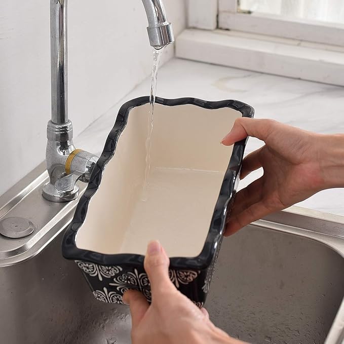 Wisenvoy Ceramic Loaf Pans for Baking Meatloaf and Bread