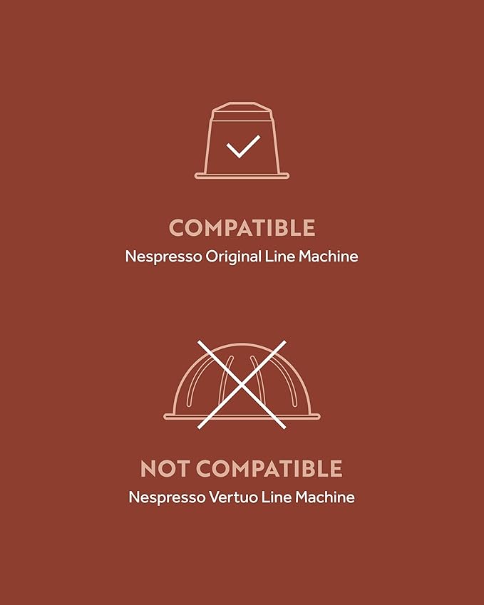 ROSSO CAFFÈ Espresso Coffee Pods for Nespresso Original Machines - 80 Capsules Flavored Pack, 4 Rich and Balanced Flavors (Chocolate, Vanilla, Crème Caramel, Hazelnut) - Made in Italy