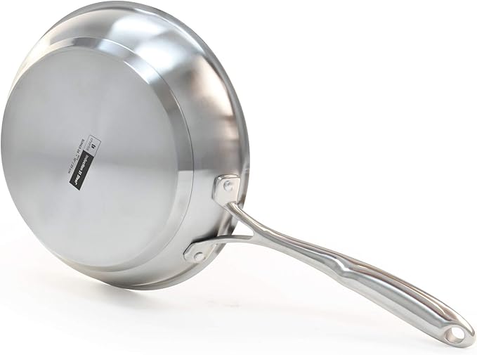 Chantal Induction 21 Steel 8 Piece Cookware Set with Ceramic Coated Fry Pans, 8 pc Set