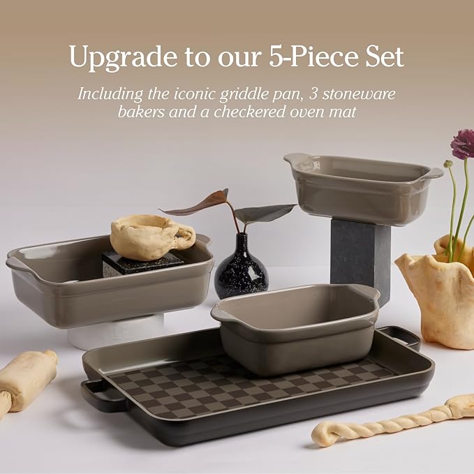 Our Place Mini Griddle Pan - 2 Quart Nonstick Ceramic Sheet Pan & Stovetop Griddle with Handles | Toxin-Free Cast Aluminum | Oven Safe up to 450°F | Char