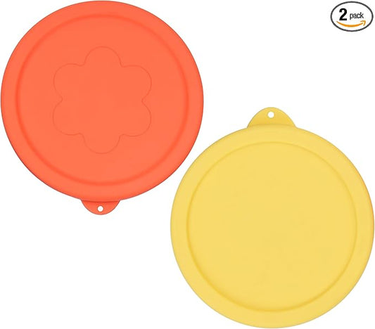 1 Cup Silicone Replacement Lids Storage Cover for Pyrex 7202-PC and Anchor Hocking Glass Bowls (Container not Included) 2 Pack Microwave, Dishwasher and Freezer Safe