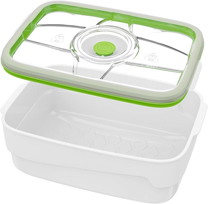 FOSA Vacuum Bread Box 4L (135oz) – Airtight Bread Saver Container for Homemade Loaf, Artisan Bread, Pastries & Food Storage (Pump Sold Separately)