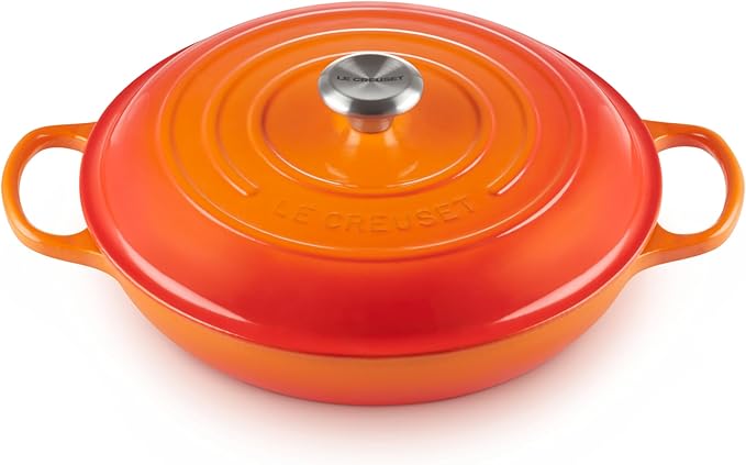 Le Creuset Enameled Cast Iron Signature Cookware Set, 7 pc, Flame
