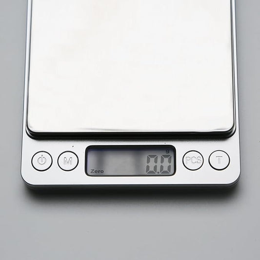 Large 3kg/6.6lb Kitchen Scale with 0.1g/0.003oz High Precision, Bakery Scale with USB Rechargeable