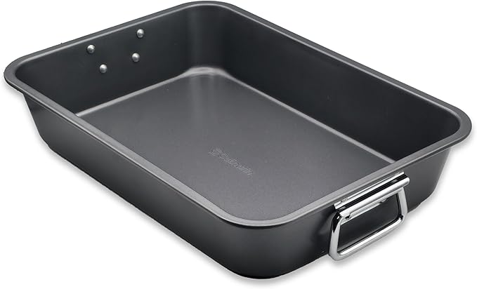 Large Lasagna Pan 15” x 11” - Nonstick Casserole Dish for Easy Cleanup - Convenient Deep Lasagna Baking Dish With Foldable Handles - Large Baking Pan Casserole Dish Is Perfect for Any Meal