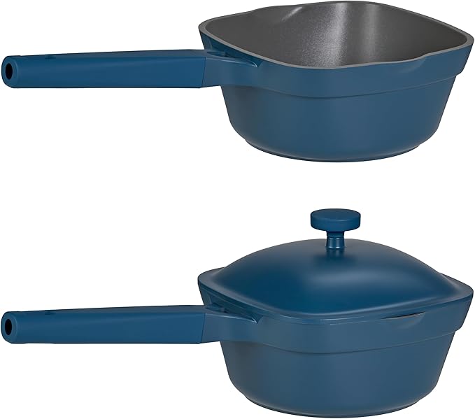 Servappetit Cast Alum 2qt Saucepot Navy