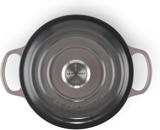Le Creuset Enameled Cast Iron Signature Round Dutch Oven, 2 qt., Oyster