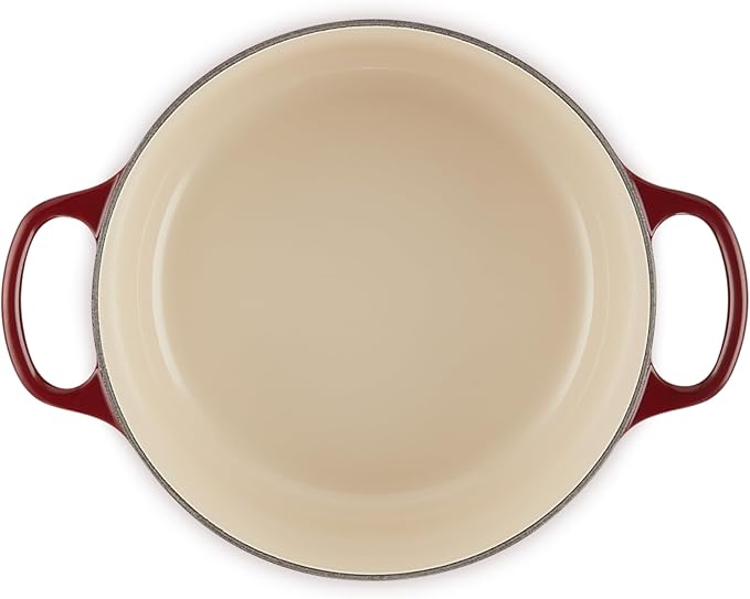 Le Creuset Enameled Cast Iron Signature Round Dutch Oven, 4.5 qt., Rhone