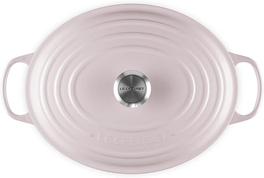 Le Creuset Enameled Cast Iron Signature Oval Dutch Oven, 8 qt., Shallot