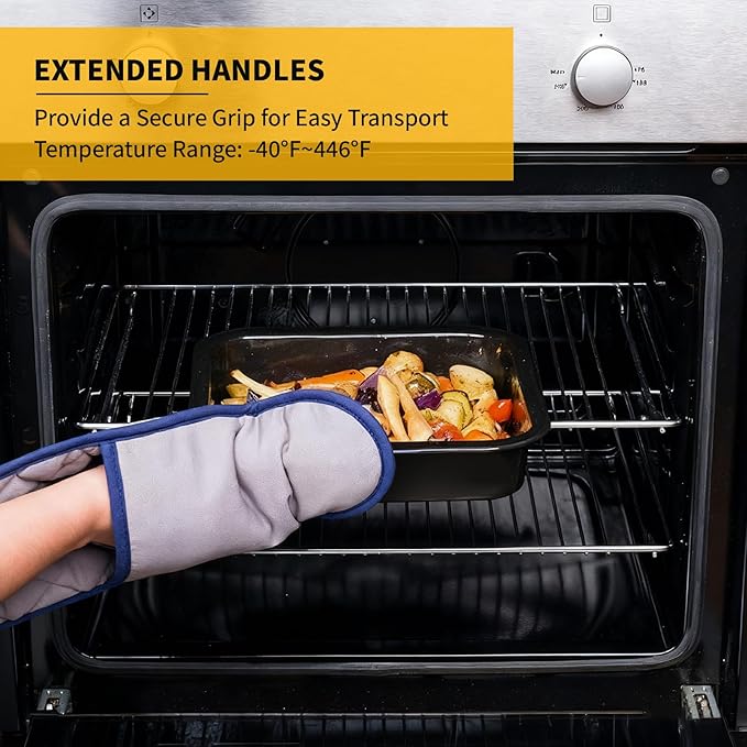 2 Pack Square Cake Pan, 8 Inch Non Stick Square Baking Pan for Cake Brownie Lasagna, Non-Toxic & Rust-resistant, Dishwasher Safe & Easy Clean, Send Goods from Local Warehouse