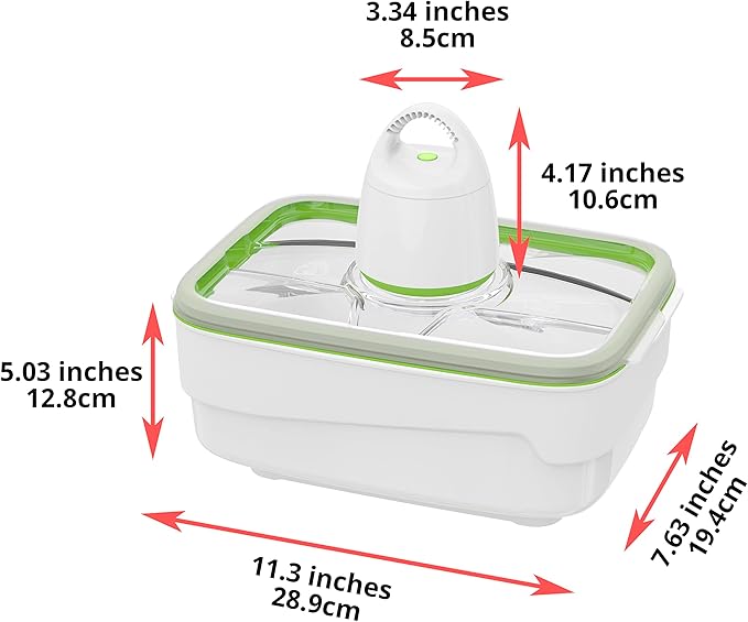 FOSA Extra Large Bread Box | 4L (135oz) Vacuum Sealed Bread Storage Container with Pump, Airtight Food Keeper for Homemade Bread & Baked Goods