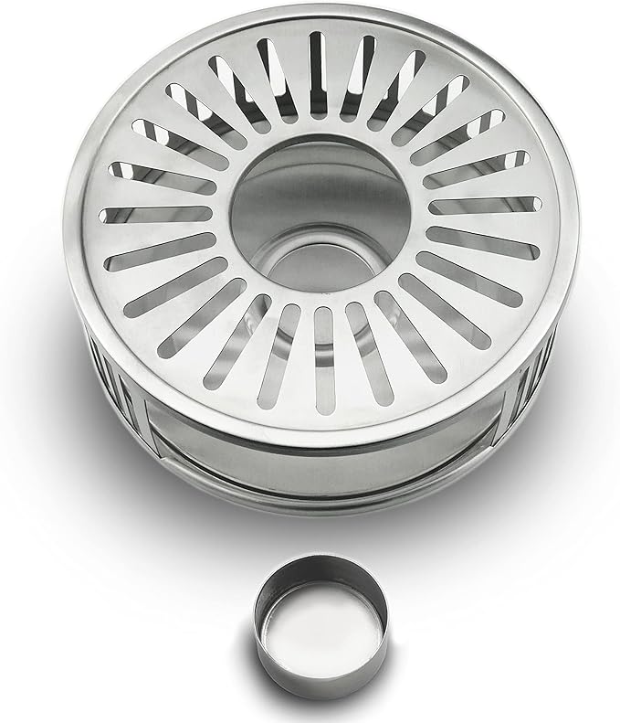 Creano Designer Stainless Steel Tea Warmer with Tea Light Holder - Tea Cosy - Stable Not Rattling - Rechaud Suitable for All Teapots