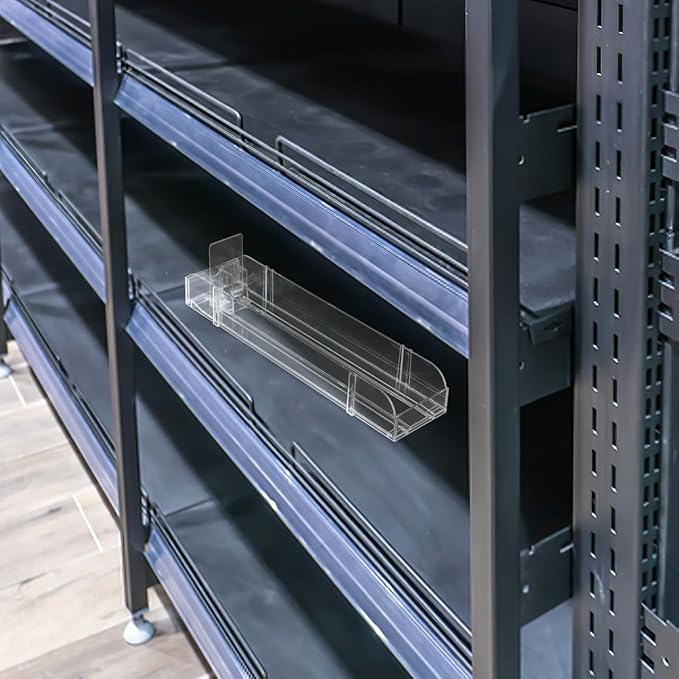 Zerodeko Dual-Sided Beverage Booster can Organizer Tray for Convenience Store and Supermarket Shelves Compact 11X3X2.5 Inch Space-Saving Display Rack for Soda and Drinks