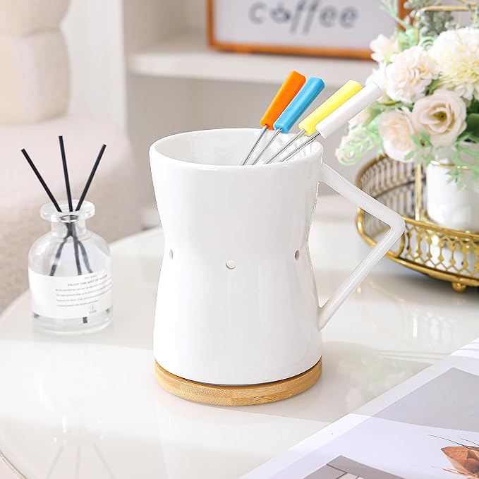 Fondue Cup Chocolate Melting Cup Chocolate Fondue Mug Fondue Set Sweet Fondue Cup