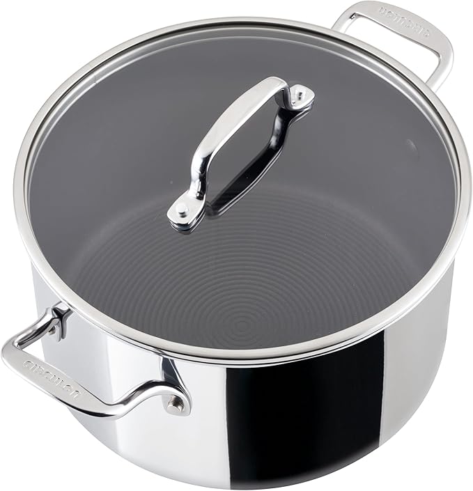 Circulon C1 Series Stainless Steel Nonstick Cookware Set - 11-Piece – Induction Pots & Pans Set with ScratchDefense, Metal Utensil Safe