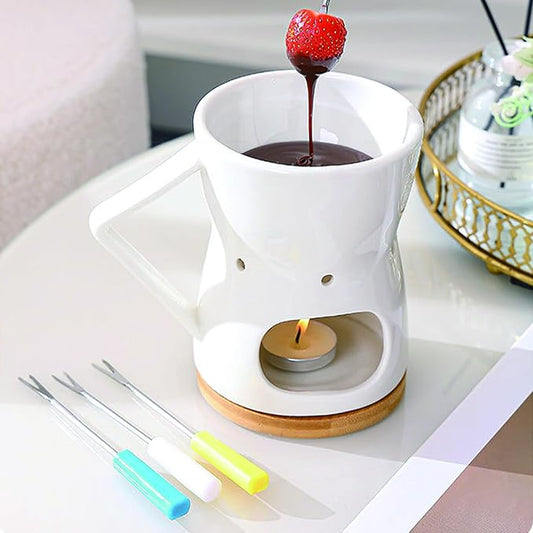 Fondue Cup Chocolate Melting Cup Chocolate Fondue Mug Fondue Set Sweet Fondue Cup