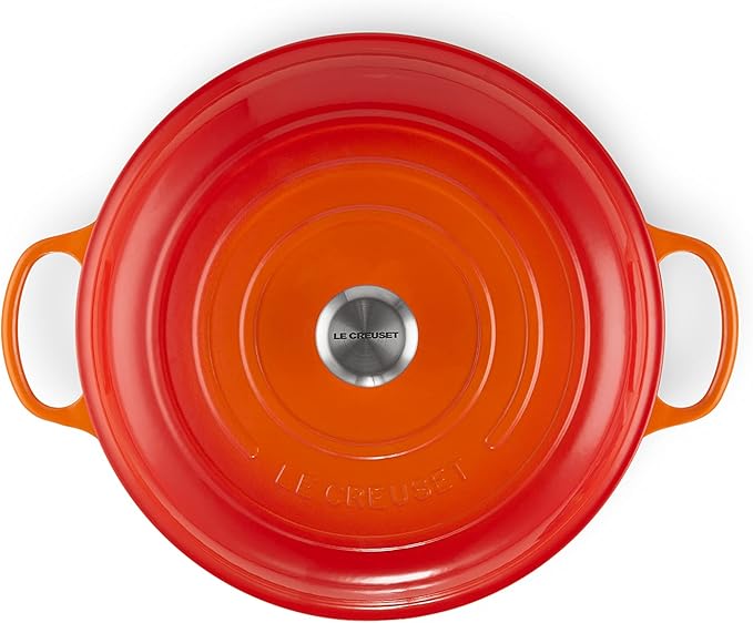 Le Creuset Enameled Cast Iron Signature Braiser, 5 qt., Flame