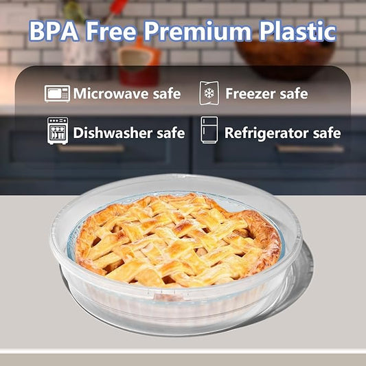 3 pack pie carrier with lid and handle,of insulated bag,pie carriers for transport,Holds 3 pies/Pizza,Thanksgiving Day (Purple, 3 pie carriers + insulated bag)