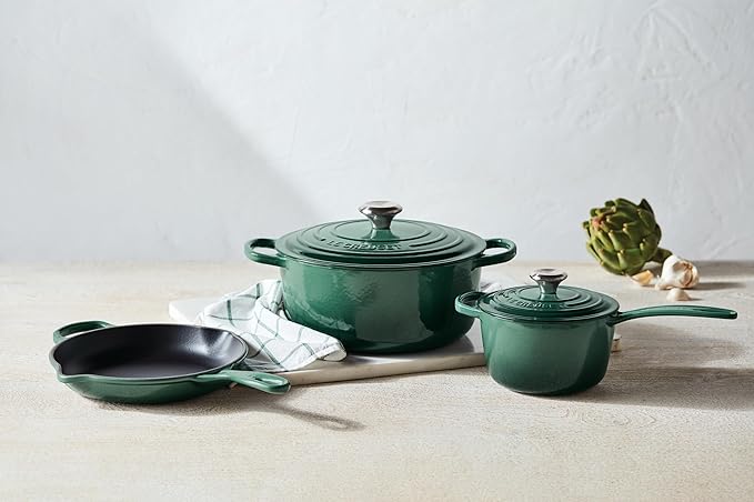 Le Creuset Enameled Cast Iron Signature Cookware Set, 5 pc, Artichaut