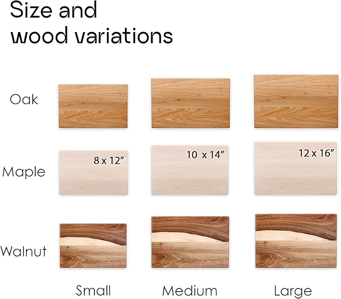 Personalized Maple Wood Cutting Board – Custom Deer Couple Engraving with Names – 8x12 Inches – Gift for Wedding, Anniversary, Christmas, Housewarming, Mother’s Day – Great for Parents and Friends