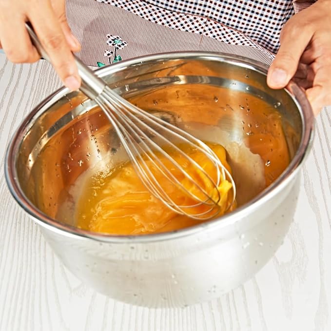 Premium Mixing Bowl Stainless Steel Mixing Bowl, Durable and Rustproof, Easy Grip and Stability Design Bowl,Versatile for Cooking, Baking, Prepping, and Food Storage. (30CM)