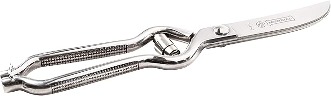 Mundial Chrome Finished Steel 10" Poultry Shears