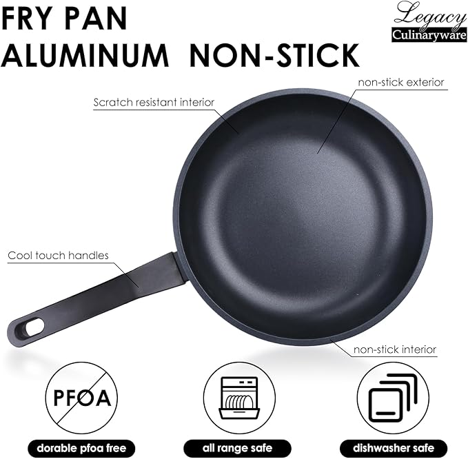 Nonstick Frying Pan Skillet,8 Inch Frying Pan Skillet,Egg pans,Omelette Pan,PFOA Free,Kitchen Pots Induction Pot