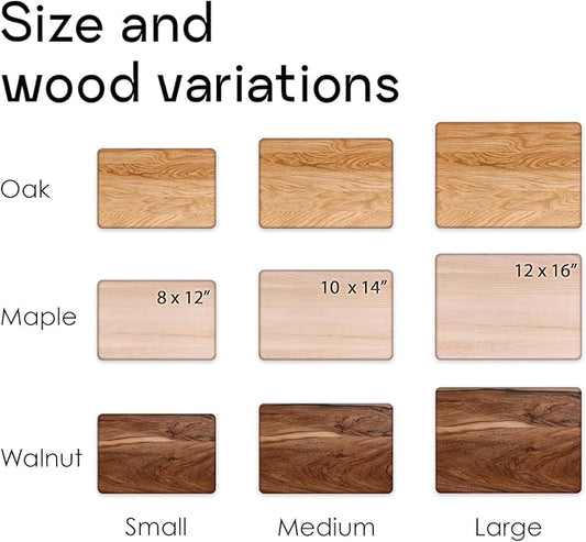 Personalized Walnut Wood Cutting Board – Custom Engraving with Family Name – 8x12 Inches – Gift for Wedding, Anniversary, Christmas, Housewarming, Mother’s Day – Great for Friends and Parents