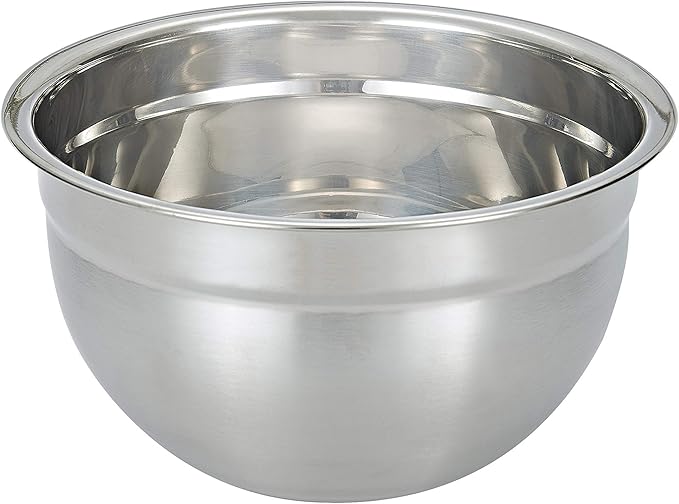 Premium Mixing Bowl Stainless Steel Mixing Bowl, Durable and Rustproof, Easy Grip and Stability Design Bowl,Versatile for Cooking, Baking, Prepping, and Food Storage. (30CM)