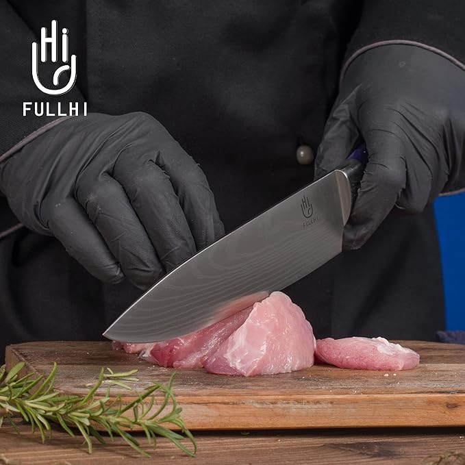 FULLHI Knife Set, 14pcs Japanese Knives Set, Multiple Colour Premium German Stainless Steel Chef Knife Set