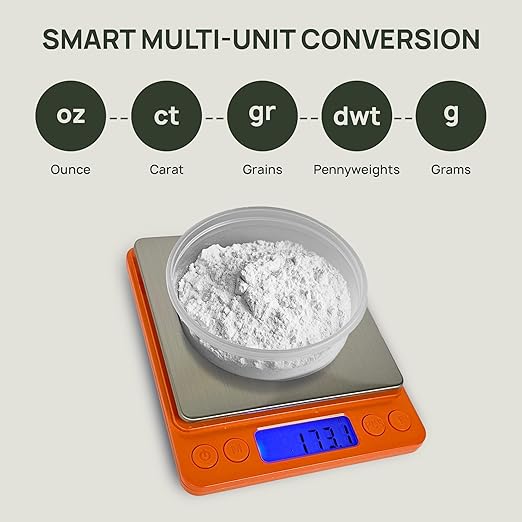 Strive 3000g x 0.1g High Accuracy Digital Gram Pocket Scale. Precision Sensor for Herbs, Powders. Food, Coffee, Jewelry, and More. Portable & Durable Design. Multi-Use Scale for Home/Professional Use
