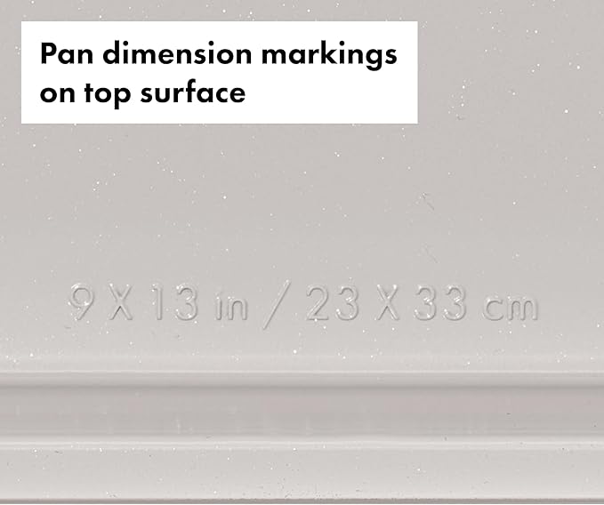 OXO Good Grips Non-Stick Pro Ceramic Coated Metal Bakeware 9” x 13” Cake Pan – Biscuit