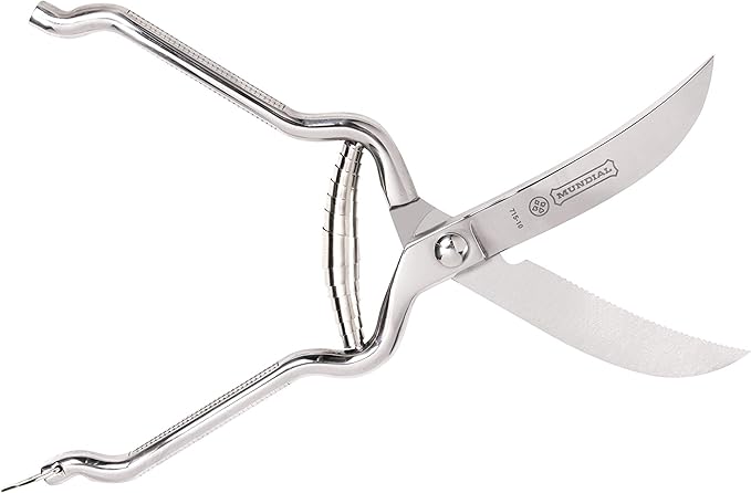 Mundial Chrome Finished Steel 10" Poultry Shears
