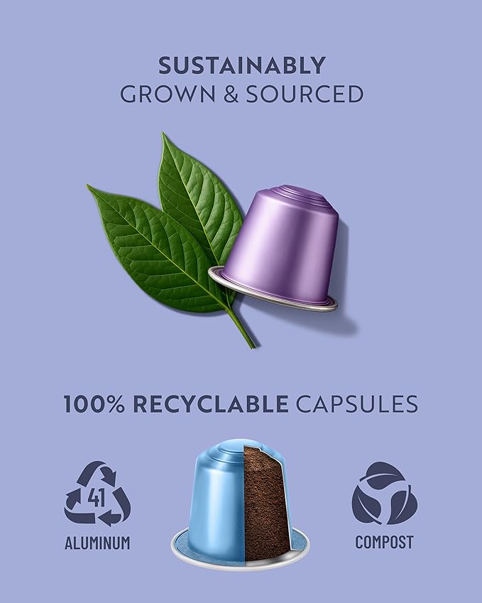 ROSSO CAFFÈ Espresso Coffee Pods for Nespresso Original Machines - 80 Capsules Variety Pack, 8 Signature Flavors, Medium to Dark Roast - Made in Italy