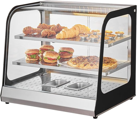 VEVOR foof Warmer Display (2-Tier)