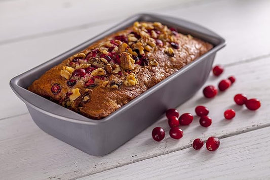 G&S Metal Products OvenStuff HG260 Non-Stick Large Loaf Baking Pan, Set of 2, Gray