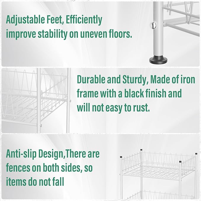smusei 4 Tier Water Bottle Storage Rack Metal Water Bottle Organizer for Floor, Free Standing Bottled Water Holder Stand Beverage Pantry Drink Shelf Dispenser for Kitchen Pantry