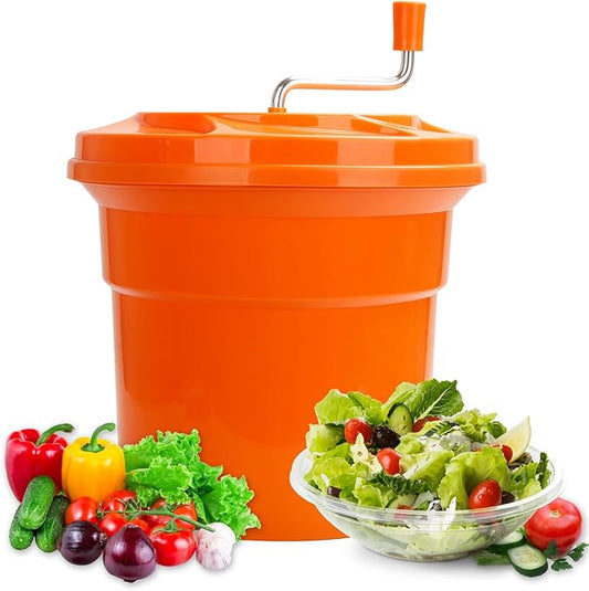 YBSVO 5 Gallon Large Commercial Salad Spinners and Lettuce Spinner