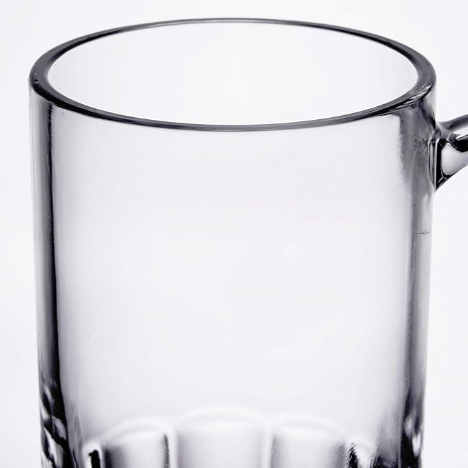 G.E.T. 00082-1-SAN-CL Shatter-Resistant Plastic Beer Mug / Stein, 10 Ounce, BPA Free (Set of 12)