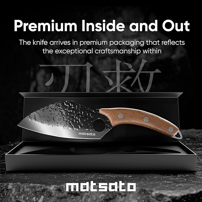 Chef Knife, Kitchen Japanese Steel Chefs Knife, Meat & Vegetables Cooking And Chopping Chef Knives, Cuchillos De Cocina - Perfect for Kitchen, BBQ 4.53 Inches Blade