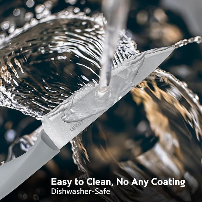 19 PCS Kitchen Cooking Utensils Set, 11 Pieces Silicone Cooking Utensils Set 6 Pieces Sharp Stainless Steel Gray Knife Set with 1 Piece Cutting Board, Ideal for Apartment