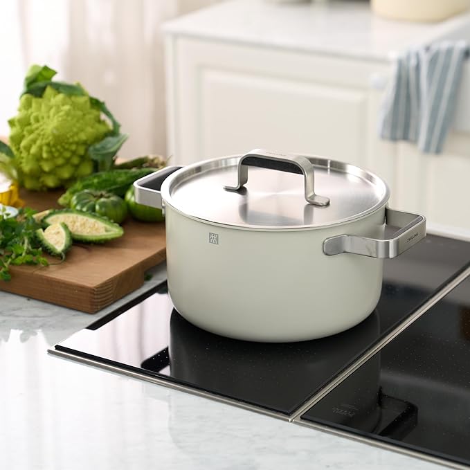 ZWILLING Pure 6-pc Stainless Steel Cookware Set, Ivory